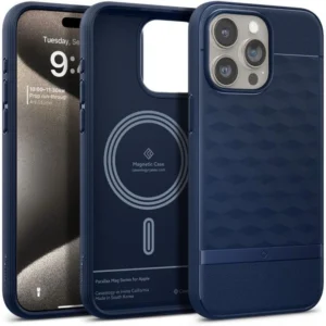 Caseology Parallax Mag Case with MagSafe for iPhone 15 Pro Max - Navyeng