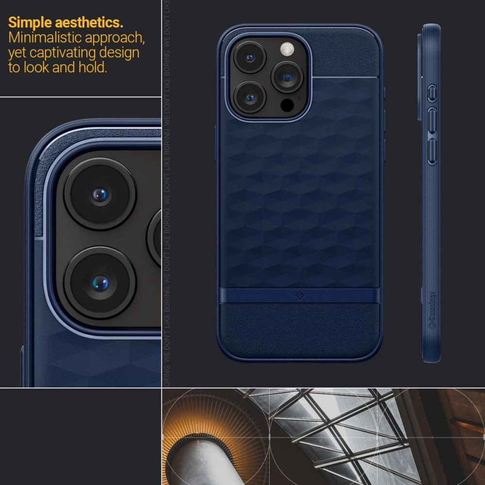 Caseology Parallax Mag Case with MagSafe for iPhone 15 Pro Max - Navyeng