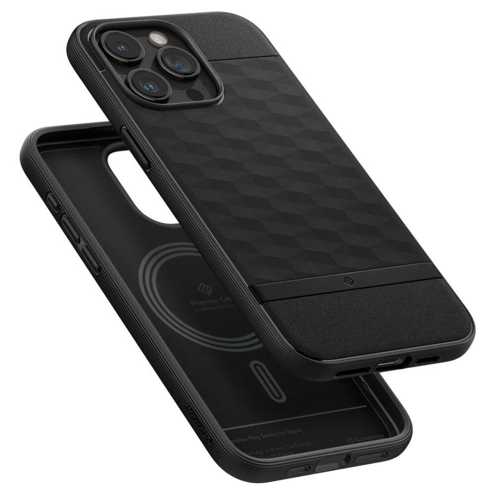 Caseology Parallax Mag Case with MagSafe for iPhone 15 Pro - Matte Blackeng