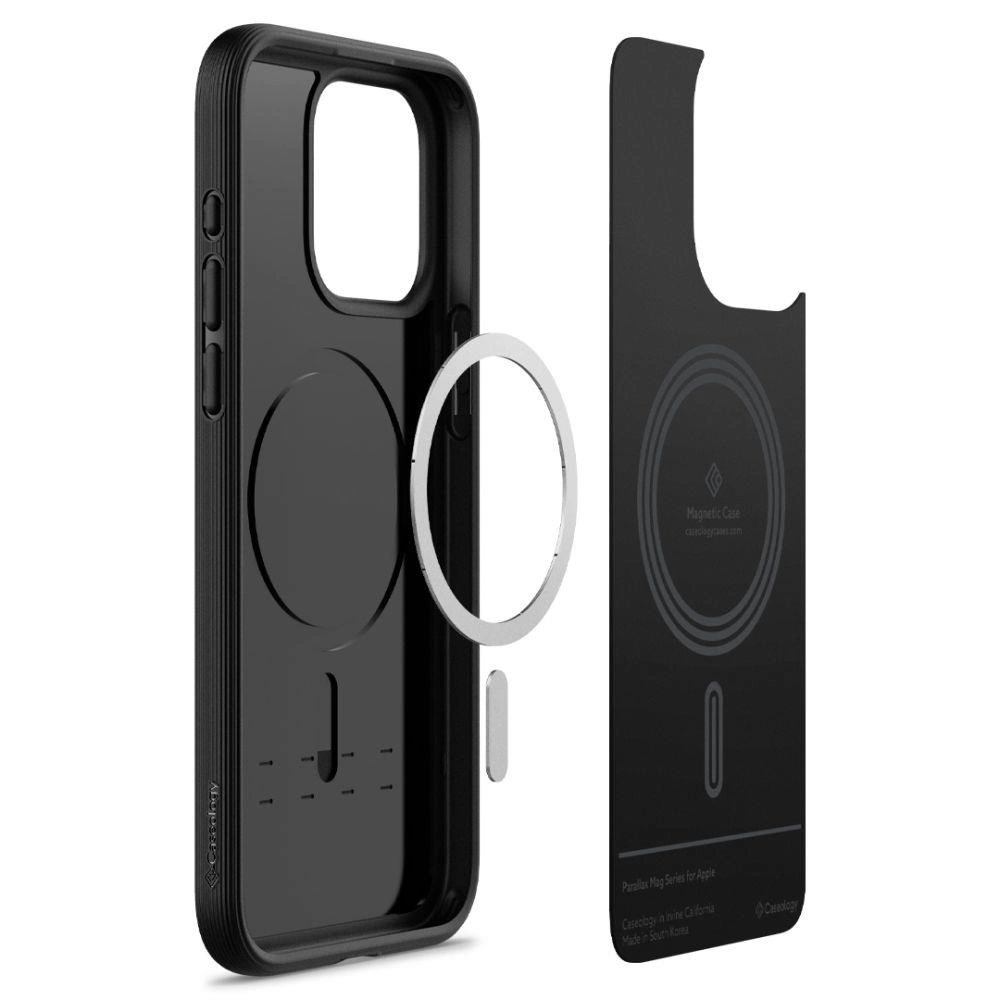 Caseology Parallax Mag Case with MagSafe for iPhone 15 Pro - Matte Blackeng