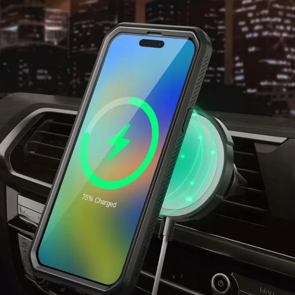 Supcase UB Pro Mag Case with MagSafe for iPhone 15 Pro - Blackeng
