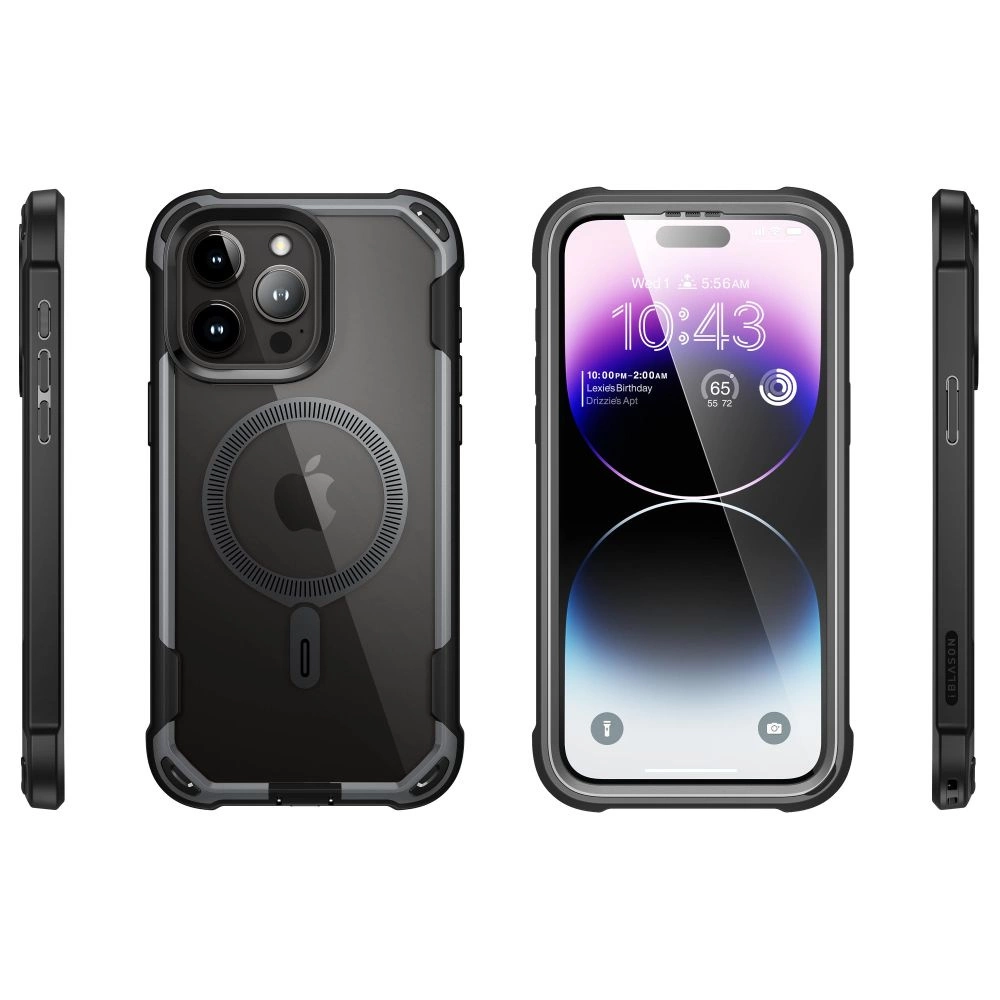 Supcase IBLSN Ares Mag Case with MagSafe for iPhone 15 Pro Max - Blackeng