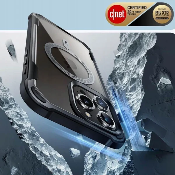 Supcase IBLSN Ares Mag Case with MagSafe for iPhone 15 Pro Max - Blackeng