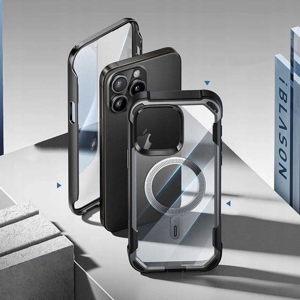 Supcase IBLSN Ares Mag Case with MagSafe for iPhone 15 Pro Max - Blackeng