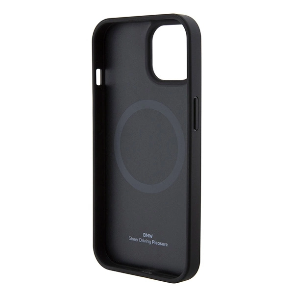 BMW BMHMP15SSLLBK iPhone 15 6.1" black/black Magsafe hardcase Signature Logo Imprinteng