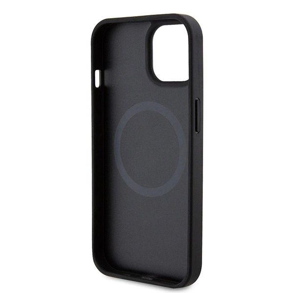 Ferrari FEHMP15SPTEK iPhone 15 6.1" black/black hardcase Carbon Metal Logo MagSafeeng