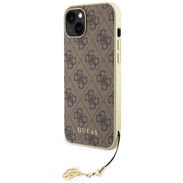 Guess GUHCP15MGF4GBR iPhone 15 Plus 6.7" brown/brown hardcase 4G Charms Collectioneng