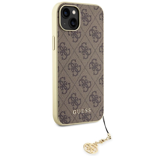 Guess GUHCP15MGF4GBR iPhone 15 Plus 6.7" brown/brown hardcase 4G Charms Collectioneng