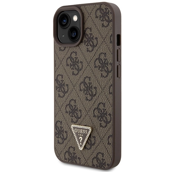 Guess GUHCP15MP4TDSCPW iPhone 15 Plus 6.7" brown/brown hardcase Crossbody 4G Metal Logoeng