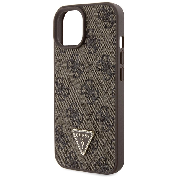 Guess GUHCP15MP4TDSCPW iPhone 15 Plus 6.7" brown/brown hardcase Crossbody 4G Metal Logoeng