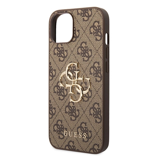 Guess GUHCP15S4GMGBR iPhone 15 6.1" brown/brown hardcase 4G Big Metal Logoeng