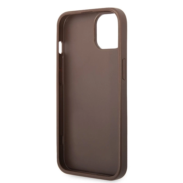 Guess GUHCP15S4GMGBR iPhone 15 6.1" brown/brown hardcase 4G Big Metal Logoeng