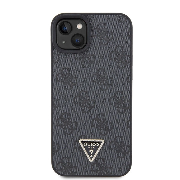 Guess GUHCP15SP4TDSCPK iPhone 15 6.1" black/black hardcase Crossbody 4G Metal Logoeng