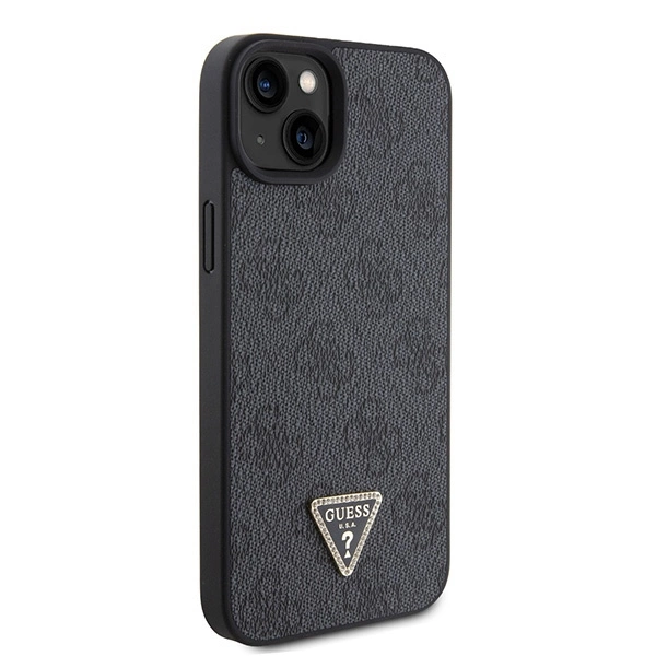 Guess GUHCP15SP4TDSCPK iPhone 15 6.1" black/black hardcase Crossbody 4G Metal Logoeng