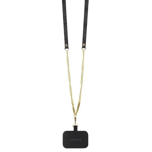 Guess GUHCP15SP4TDSCPK iPhone 15 6.1" black/black hardcase Crossbody 4G Metal Logoeng