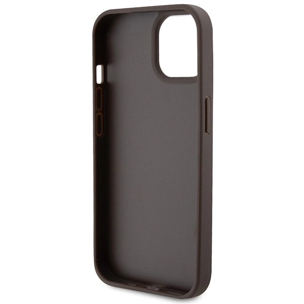 Guess GUHCP15SP4TDSCPW iPhone 15 6.1" brown/brown hardcase Crossbody 4G Metal Logoeng