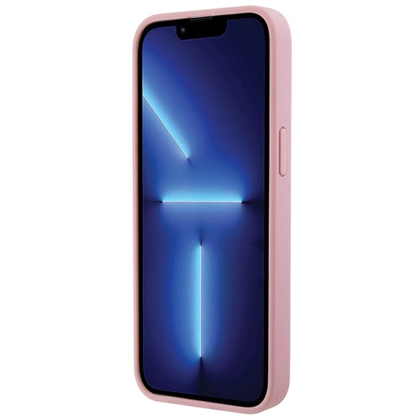 Guess GUHCP15XP4EPMP iPhone 15 Pro Max 6.7" pink/pink hardcase Leather 4G Stampedeng