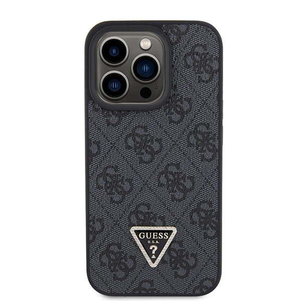 Guess GUHCP15XP4TDSCPK iPhone 15 Pro Max 6.7" black/black hardcase Crossbody 4G Metal Logoeng