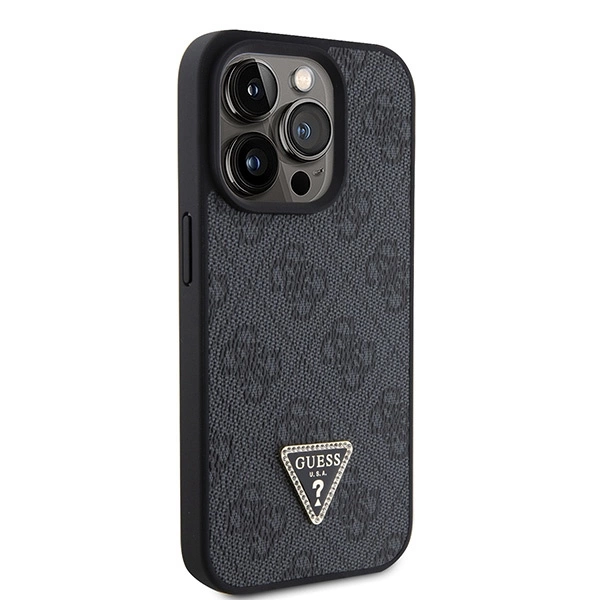 Guess GUHCP15XP4TDSCPK iPhone 15 Pro Max 6.7" black/black hardcase Crossbody 4G Metal Logoeng