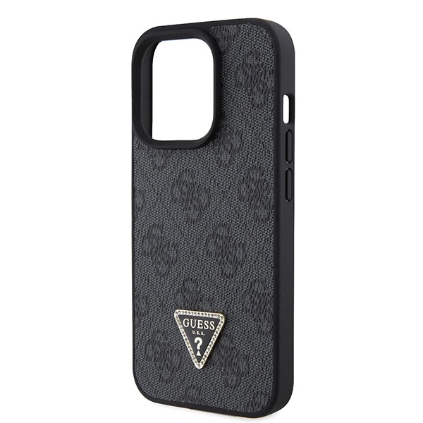 Guess GUHCP15XP4TDSCPK iPhone 15 Pro Max 6.7" black/black hardcase Crossbody 4G Metal Logoeng