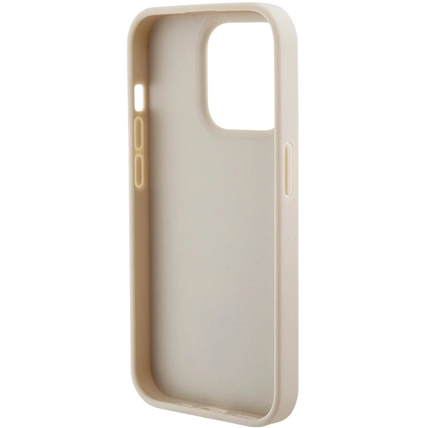 Guess GUHCP15XPCRTHCD iPhone 15 Pro Max 6.7" gold/gold hardcase Croco Triangle Metal Logoeng