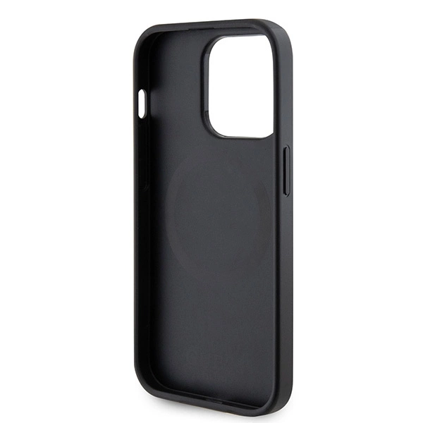Guess GUHMP15LPSAHMCK iPhone 15 Pro 6.1" black/black hardcase Saffiano MagSafeeng