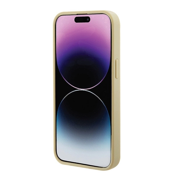 Guess GUHMP15MPSAHMCB iPhone 15 Plus 6.7" gold/gold hardcase Saffiano MagSafeeng