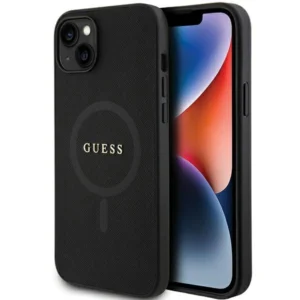 Guess GUHMP15MPSAHMCK iPhone 15 Plus 6.7" black/black hardcase Saffiano MagSafeeng