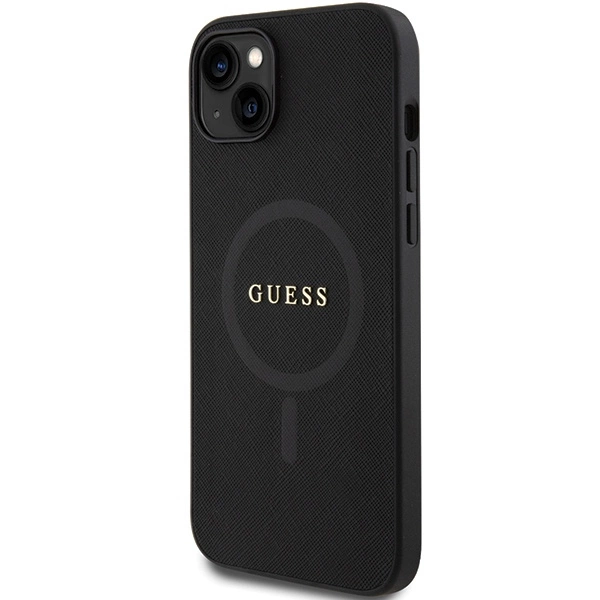 Guess GUHMP15MPSAHMCK iPhone 15 Plus 6.7" black/black hardcase Saffiano MagSafeeng