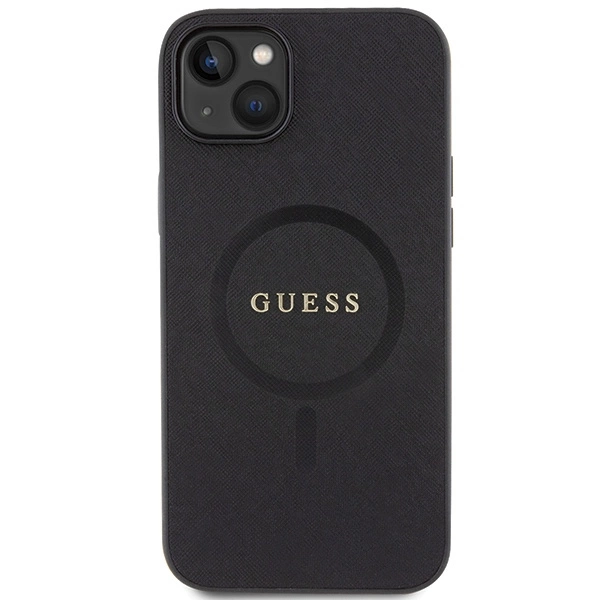 Guess GUHMP15MPSAHMCK iPhone 15 Plus 6.7" black/black hardcase Saffiano MagSafeeng