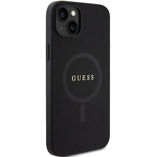 Guess GUHMP15MPSAHMCK iPhone 15 Plus 6.7" black/black hardcase Saffiano MagSafeeng
