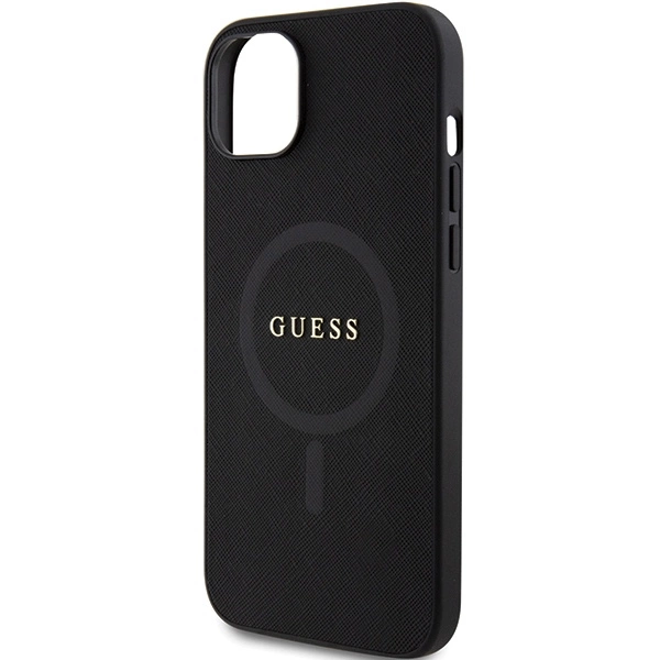 Guess GUHMP15MPSAHMCK iPhone 15 Plus 6.7" black/black hardcase Saffiano MagSafeeng