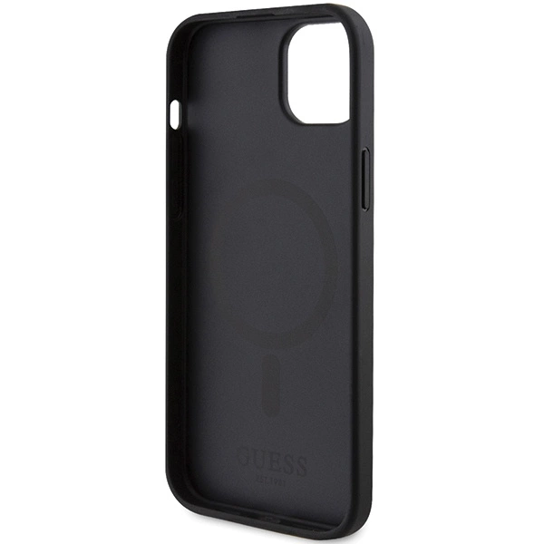 Guess GUHMP15MPSAHMCK iPhone 15 Plus 6.7" black/black hardcase Saffiano MagSafeeng