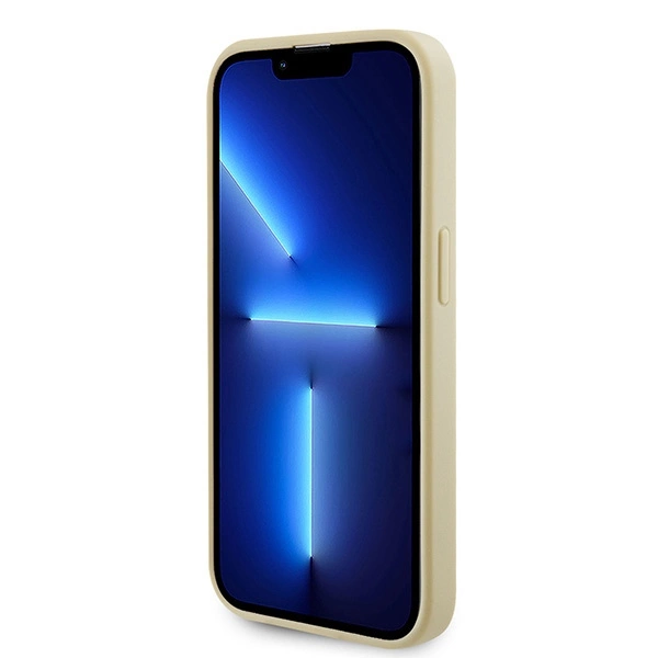 Guess GUHMP15XPSAHMCB iPhone 15 Pro Max 6.7" gold/gold hardcase Saffiano MagSafeeng