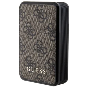 Guess Powerbank 18W GUPB10DP4GEGW 10000mAh brown/brown 4G Leather Metal Logoeng
