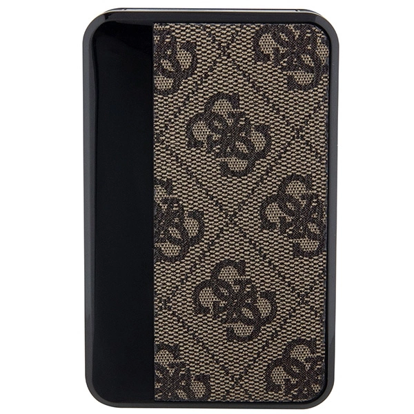 Guess Powerbank 18W GUPB10DP4GEGW 10000mAh brown/brown 4G Leather Metal Logoeng