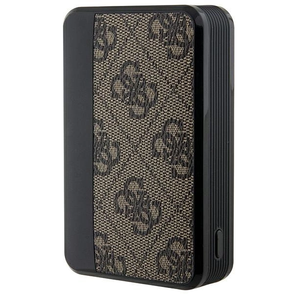 Guess Powerbank 18W GUPB10DP4GEGW 10000mAh brown/brown 4G Leather Metal Logoeng