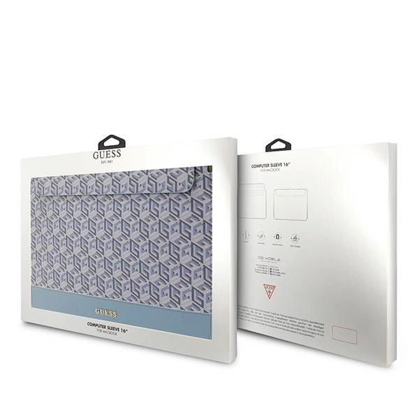 Guess GCube Stripes case for a 16" laptop - blueeng