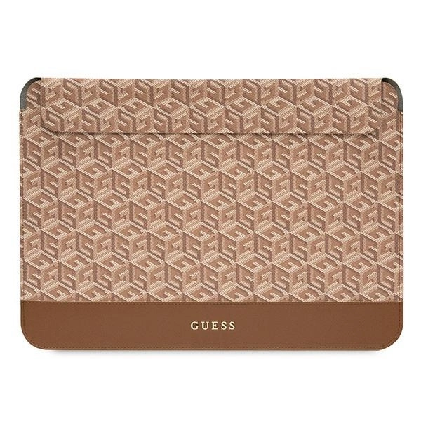 Guess GCube Stripes case for a 16" laptop - browneng