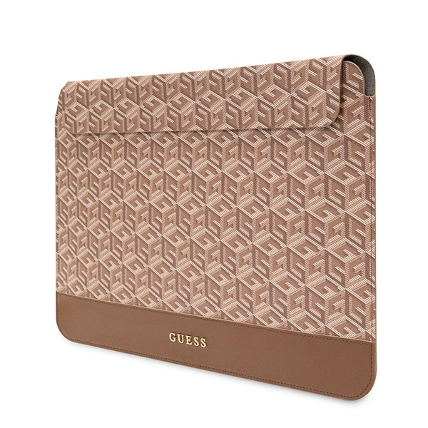 Guess GCube Stripes case for a 16" laptop - browneng