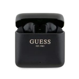 Guess Bluetooth headphones GUTWSSU20ALEGK TWS + docking station black/black Printed Logoeng