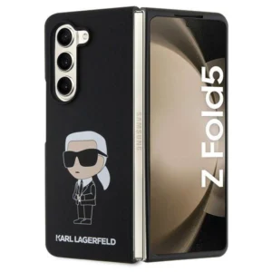 Karl Lagerfeld KLHCZFD5SNIKBCK Z Fold5 hardcase black/black Silicone Ikonikeng