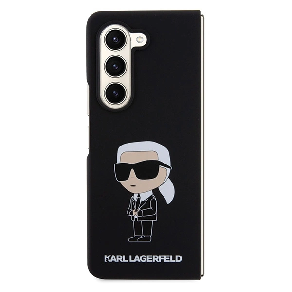 Karl Lagerfeld KLHCZFD5SNIKBCK Z Fold5 hardcase black/black Silicone Ikonikeng