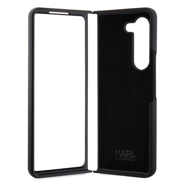 Karl Lagerfeld KLHCZFD5SNIKBCK Z Fold5 hardcase black/black Silicone Ikonikeng