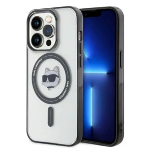 Karl Lagerfeld KLHMP15XHCHNOTK iPhone 15 Pro Max 6.7" transparent hardcase IML Choupette`s Head MagSafeeng