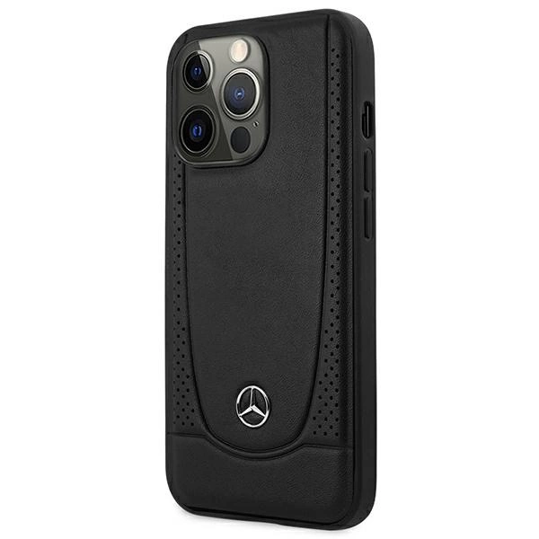 Mercedes MEHCP15XARMBK iPhone 15 Pro Max 6.7" black/black hardcase Leather Urbaneng