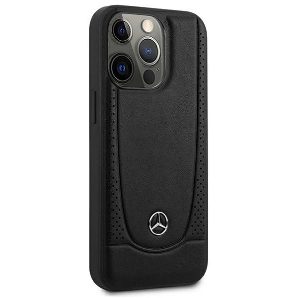 Mercedes MEHCP15XARMBK iPhone 15 Pro Max 6.7" black/black hardcase Leather Urbaneng