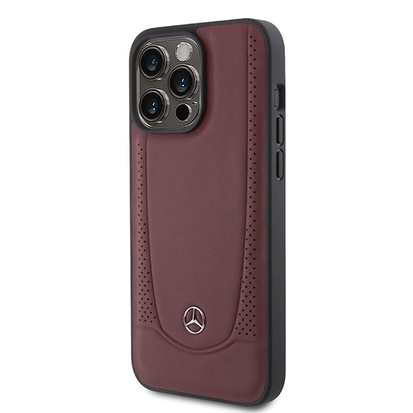 Mercedes MEHCP15XARMRE iPhone 15 Pro Max 6.7" red/red hardcase Leather Urban Bengaleeng