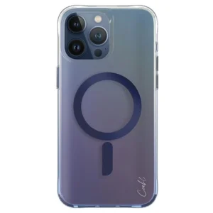 Uniq Coehl Dazze Magnetic Charging case for iPhone 15 Pro Max - blueeng