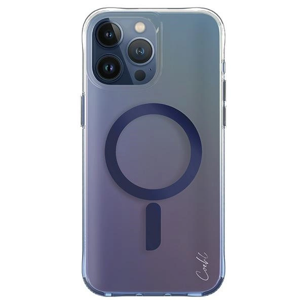 Uniq Coehl Dazze Magnetic Charging case for iPhone 15 Pro Max - blueeng